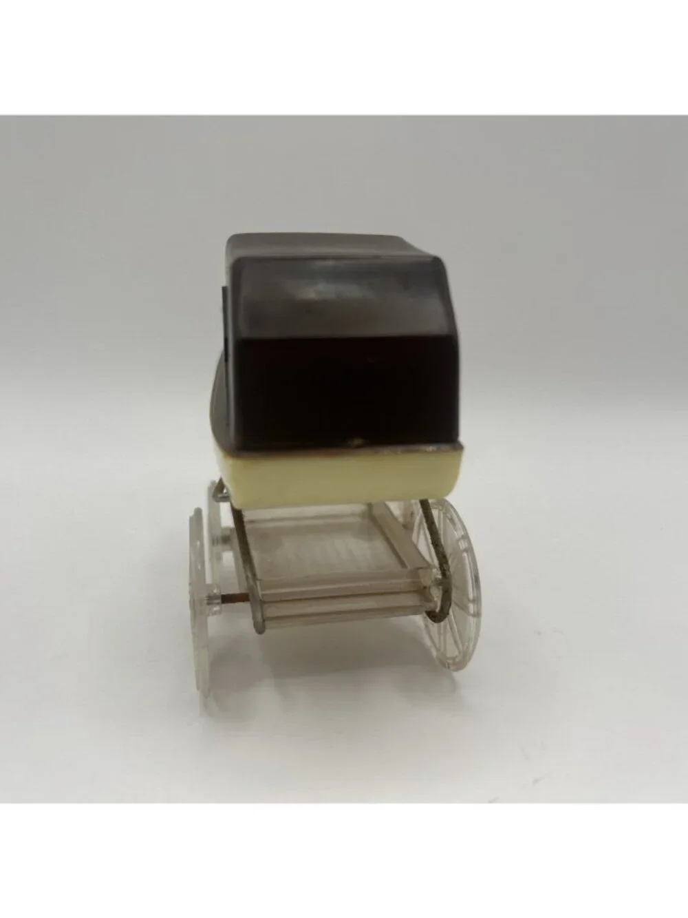 Vintage 1970s Lundby Barton Dollhouse Baby Pram Carriage 1:16 Miniature Brown - Picture 8 of 16